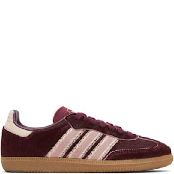 Adidas Samba Sneakers Bergandy Samba OG Sneakers size 8 1/2 - Picture 1 of 13